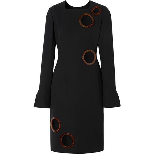 Burberry abito con dettagli cut-out - nero