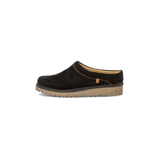 El Naturalista per donna. 256361101005_001 zoccoli in pelle n5636 neri [3181172], nero, basso, nessuno, casual
