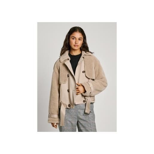 Pepe Jeans per donna. Pl402500 trench beige fiona [3229663], casual, cotone