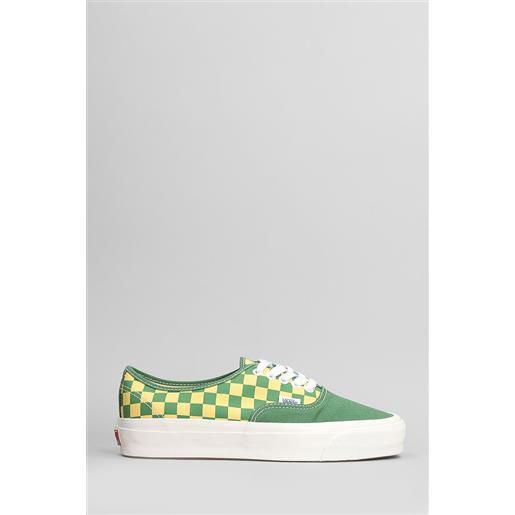 Vans sneakers lx authentic reissue in tela verde