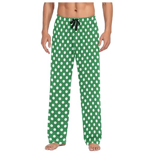 PAQGSREM pantaloni da pigiama da uomo con tasche, pantaloni da notte da uomo, escavatore bulldozer trattore multi- truck, l
