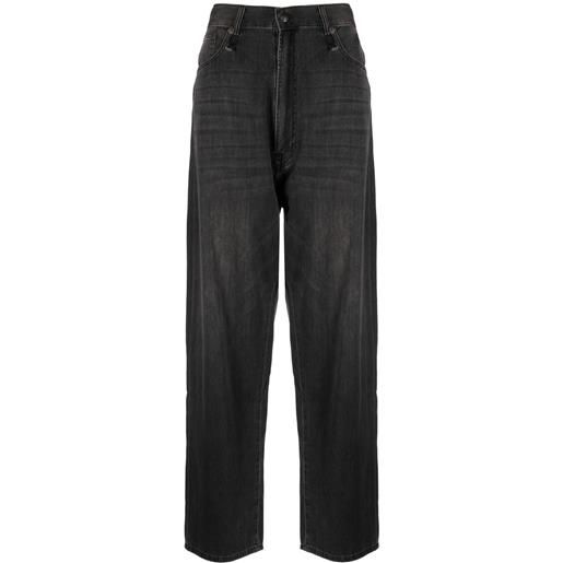 R13 jeans a gamba ampia - nero