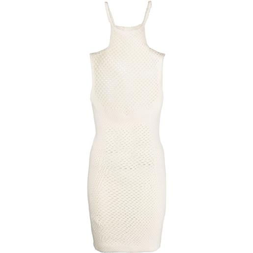 Isa Boulder abito corto map - bianco