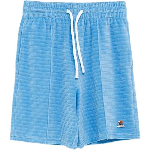 Casablanca bermuda a righe con coulisse - blu