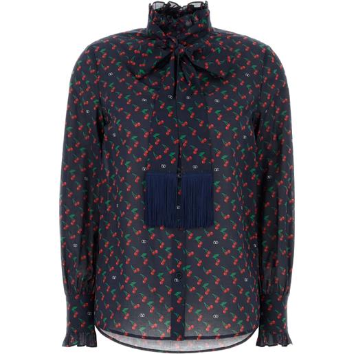Valentino Garavani camicia con stampa - blu