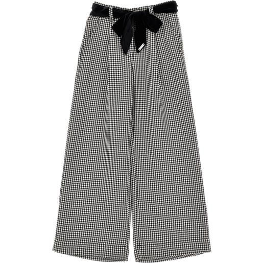 Monnalisa pantaloni con fiocco in vita