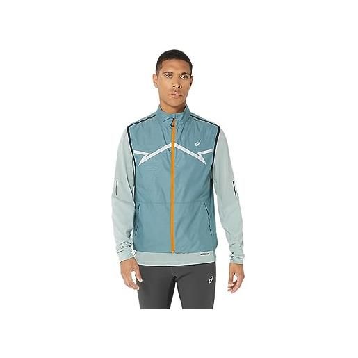 ASICS lite-show vest, giacca uomo, foggy teal