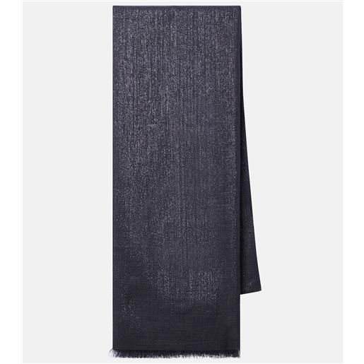 Brunello Cucinelli sciarpa in misto cashmere e seta
