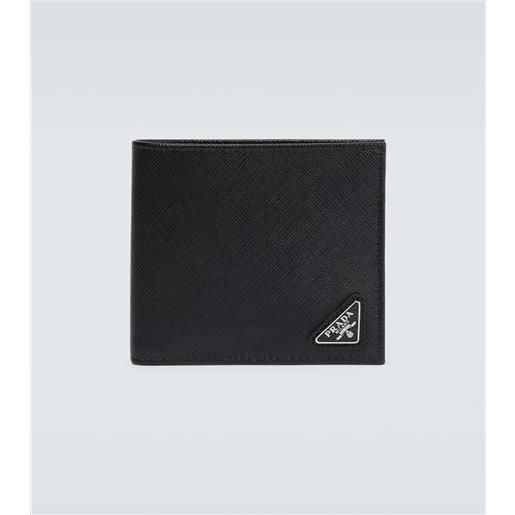 Prada portafoglio in pelle saffiano