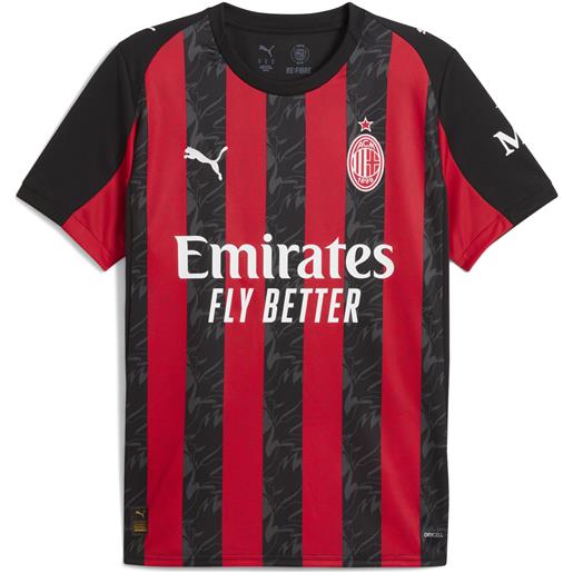 PUMA maglia gara home ac milan 25/26 da uomo, accessori, rosso, s