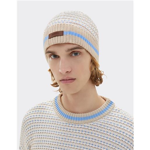 Ferrari beanie in maglia 3d Ferrari x charles leclerc - cappellini e cappelli ecru os