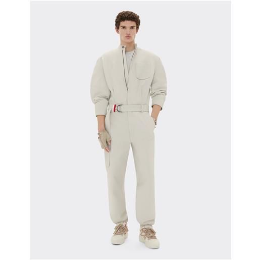 Ferrari jumpsuit in cotone Ferrari x charles leclerc - male tute ecru 46