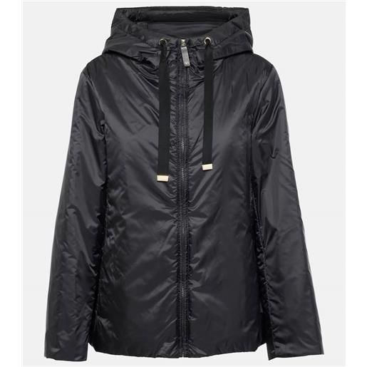 Max Mara impermeabile greenh in canvas rivestito