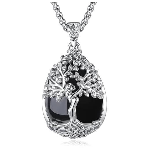 Collana Amen Albero della Vita Argento 925 lunga | vendita online su