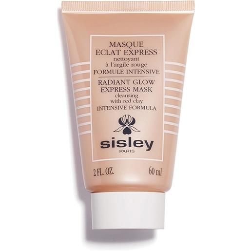 Sisley masque eclat express argile rouge 60 ml trattamento viso purificante detergente illuminante maschera