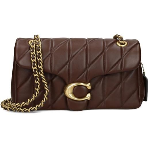 Coach borsa a spalla tabby - marrone
