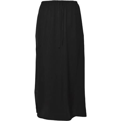 Covert gonna midi con coulisse in vita - nero