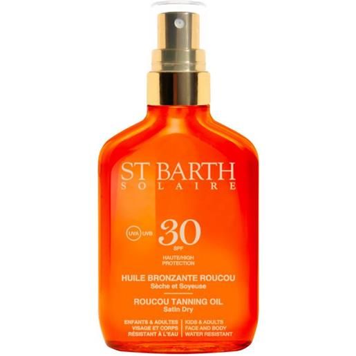 Ligne St Barth olio solare roucou spf 30 - 100ml
