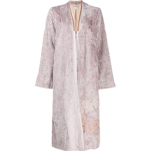 Forte Forte cardigan lungo drappeggiato - rosa