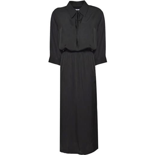 Covert abito midi - nero