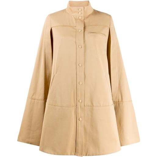 Courrèges cappotto svasato - toni neutri