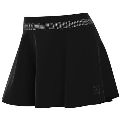 Nike donne w nkct df advtg ace skt hr reg vestito nero/nero, xs
