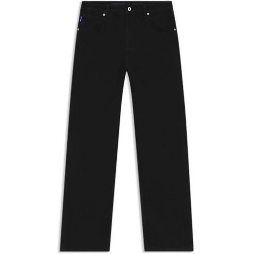 HUGO jeans relaxed fit in denim nero, nero