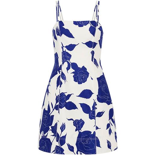 Aje abito belonging con stampa - bianco