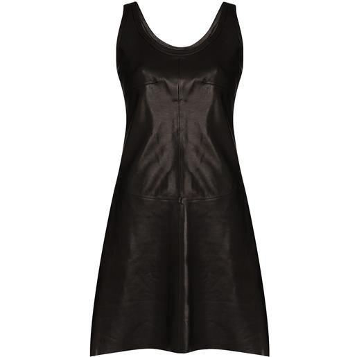 Helmut Lang abito corto smanicato - nero
