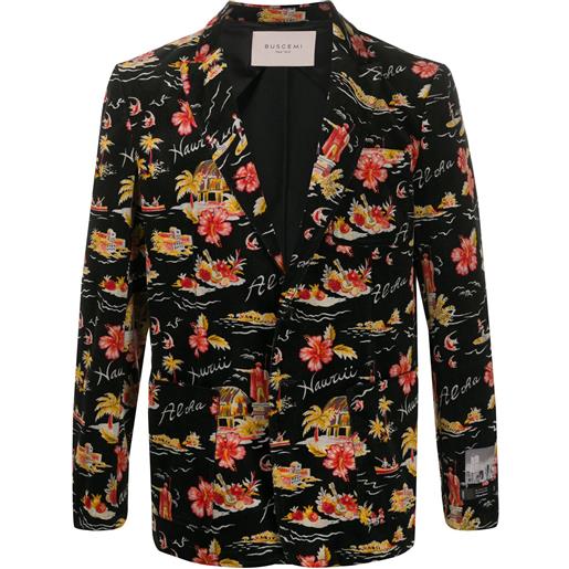 Buscemi blazer a fiori - nero