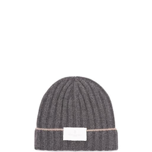 Brunello Cucinelli cashmere rib knit beanie