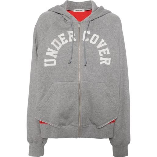 Undercover giacca con ricamo - grigio