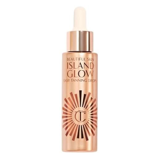 Charlotte Tilbury original | beautiful skin island glow easy tanning drops - gocce autoabbronzanti | 30 ml | by bella (fair - medium, 30 ml (confezione da 1))