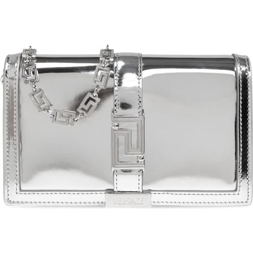 Versace portafoglio a specchio - argento