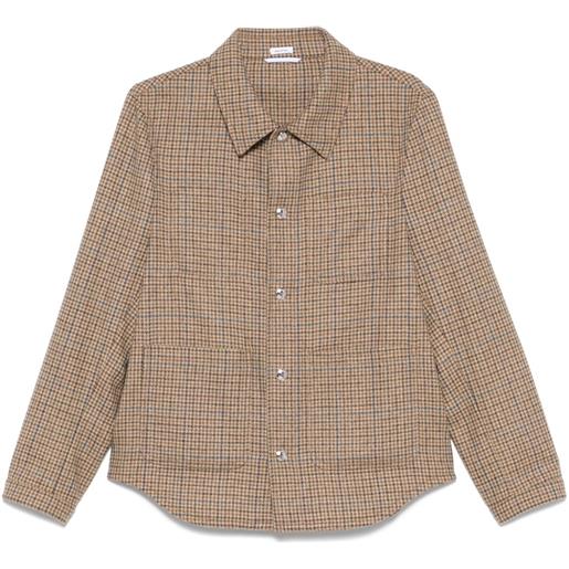 Thom Browne giacca a quadri - toni neutri