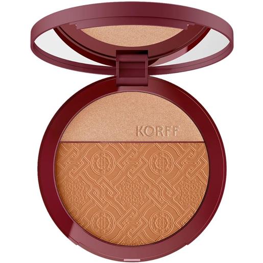 KORFF Srl korff, terra eterea limited edition bronzer spf15 e pennello, 15 g