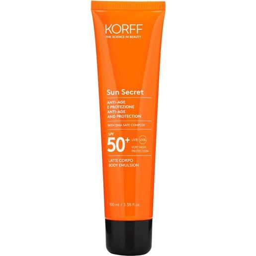 KORFF Srl korff latte solare protettivo anti-age spf50+ 100ml
