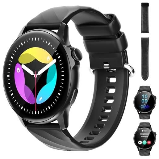 KELEEL Smartwatch Donna Orologio Tracker Fitness Con Risposta Chiamate Cardiofrequenzimetro Da Polso Monitor Messaggi Notifiche Sonno Contapassi Cronometro 1