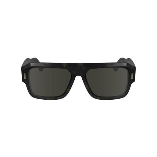 Calvin Klein unisex adult sunglasses ck24501s - khaki havana with solid smoke lens