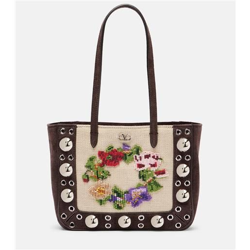 Valentino Garavani borsa nellcôte mini in suede