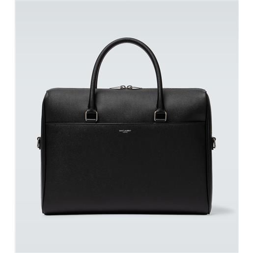 Saint Laurent ventiquattrore duffle in pelle