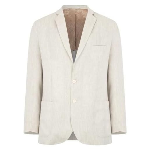 WALKER AND HAWKES - blazer da uomo in lino irlandese banbridge - nuovo indaco - eu 58 (uk 48)