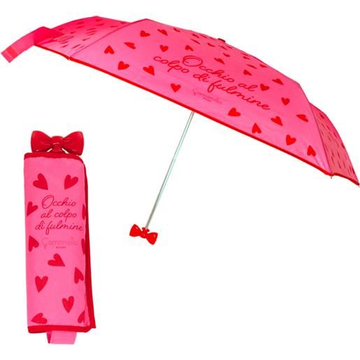 Camomilla ombrello mini w/fiocco rosa blue
