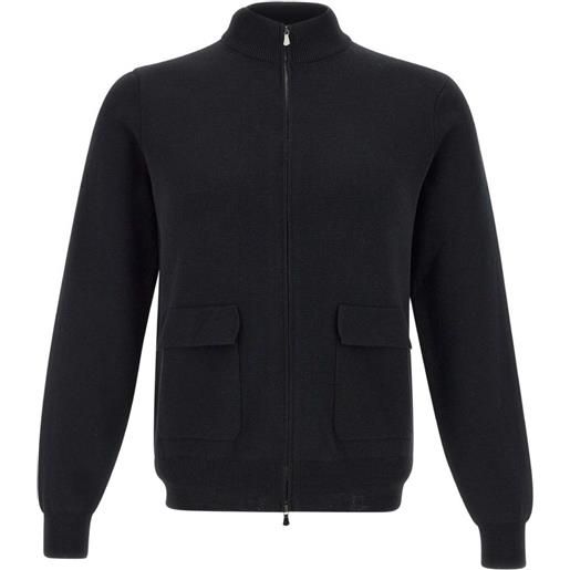 Filippo De Laurentiis cardigan con zip - nero