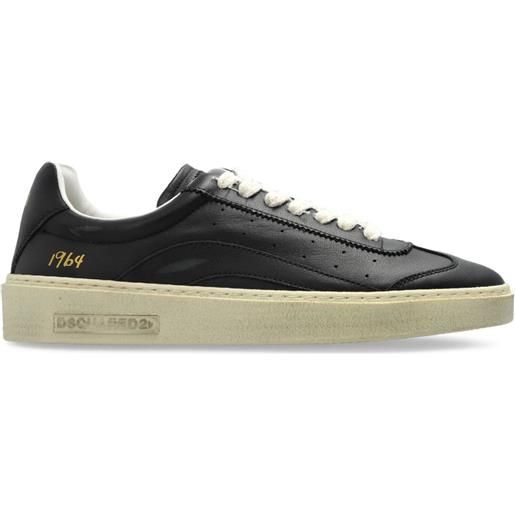 DSQUARED2 sneakers in pelle - nero