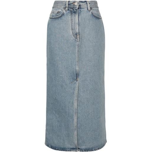 LouLou de Saison gonna in denim - blu