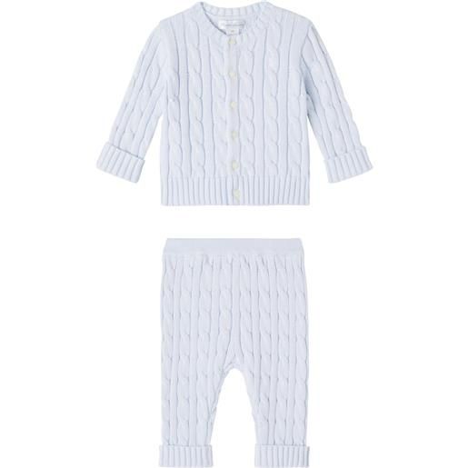 Polo Ralph Lauren Kids cardigan e pantaloni in cotone