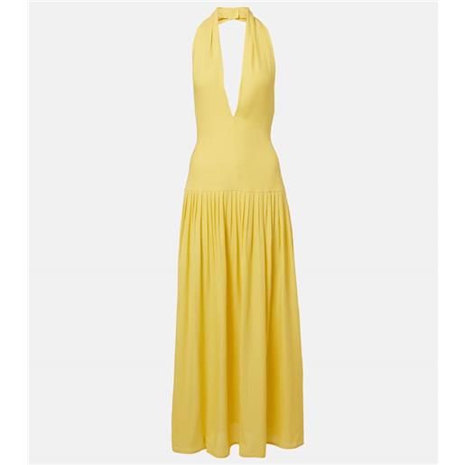 Proenza Schouler abito lungo tala in georgette