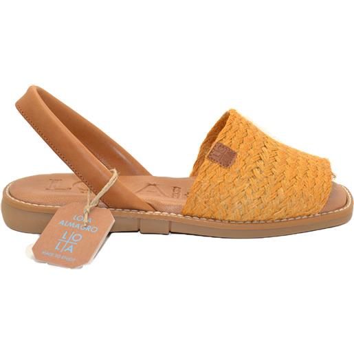 LOLA almagro minorchina in pelle trenza juta mango