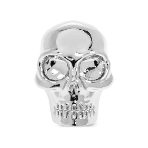 Alexander McQueen orecchino con teschio - argento